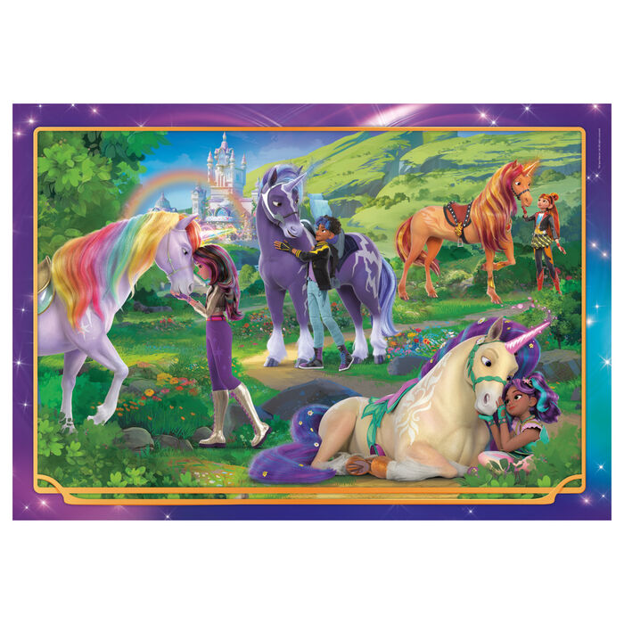 Puzzle Clementoni de Unicorn Academy con unicornios y 104 piezas - 2