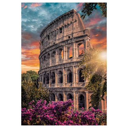 Puzzle Clementoni de 500 piezas con el Anfiteatro Flaviano al atardecer - 2