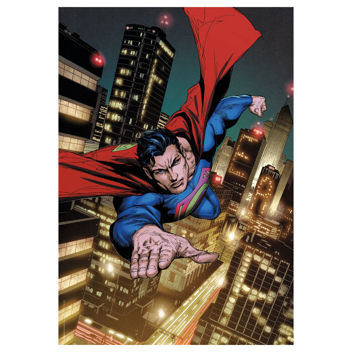 Puzzle Clementoni de Superman sobrevolando una ciudad, 1000 piezas - 3