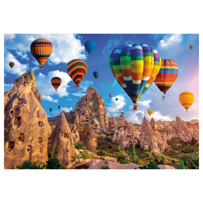 Puzzle Clementoni de 1000 piezas con globos aerostáticos sobre Capadocia - 2