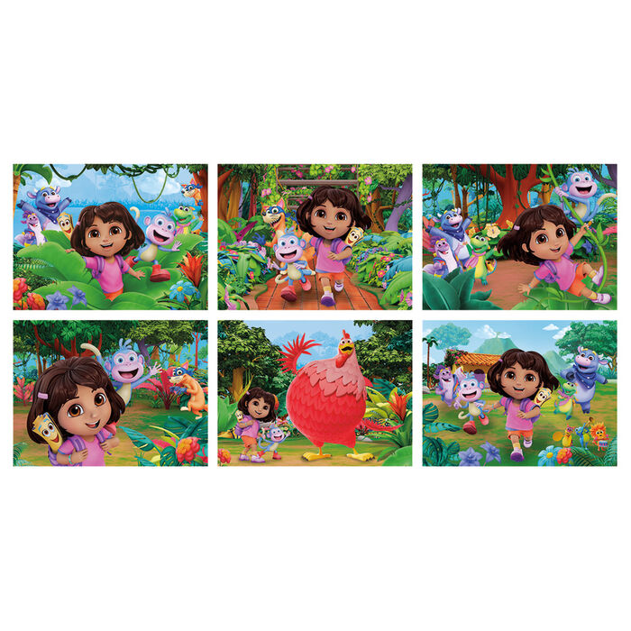 Puzzle de 12 cubos de Dora la Exploradora Clementoni - 2