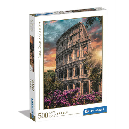 Puzzle Clementoni de 500 piezas con el Anfiteatro Flaviano al atardecer