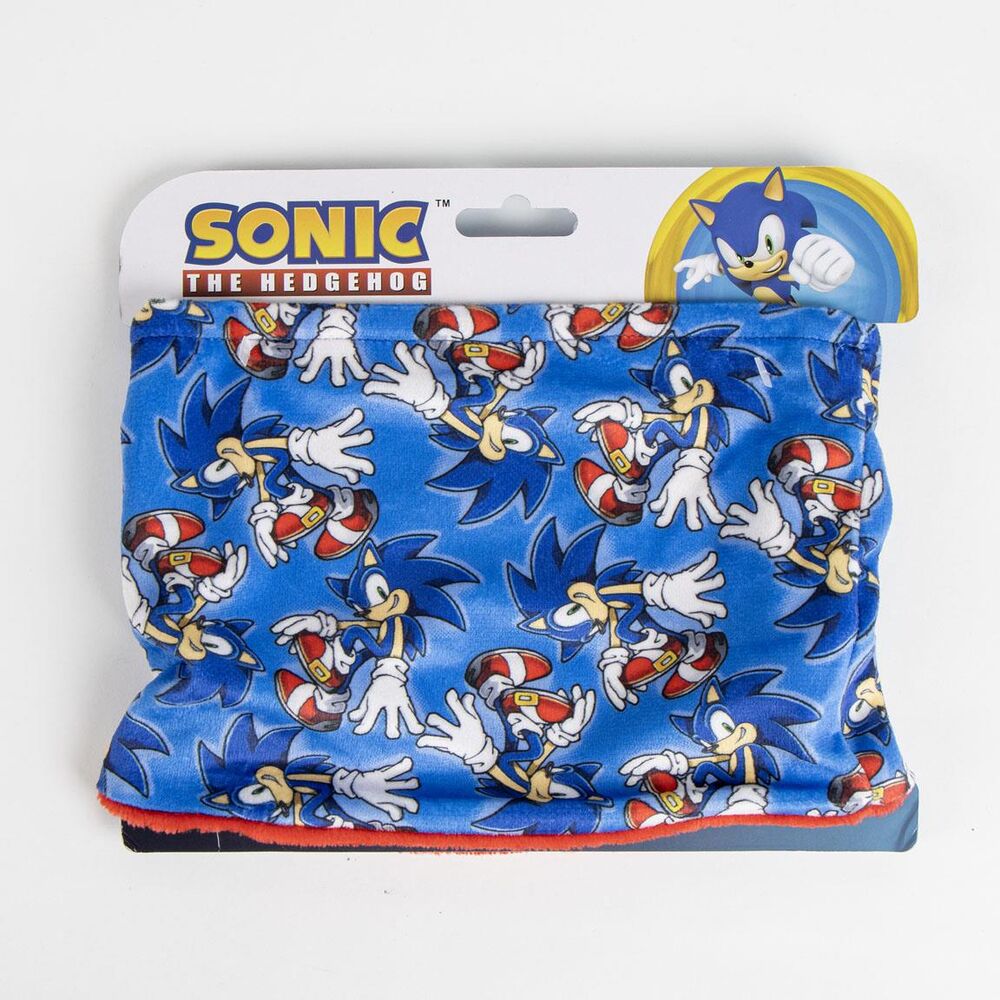 Braga de cuello azul de Sonic The Hedgehog, talla S - 4