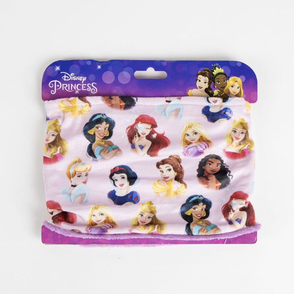 Braga de cuello lila con estampado de Princesas Disney - 2