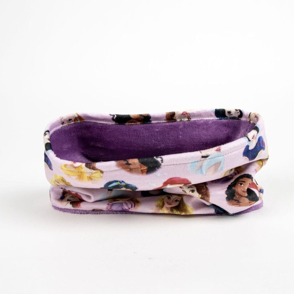 Braga de cuello lila con estampado de Princesas Disney - 4