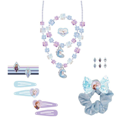 Set de 12 accesorios para el cabello Frozen Disney con diseños de Anna y Elsa - 2