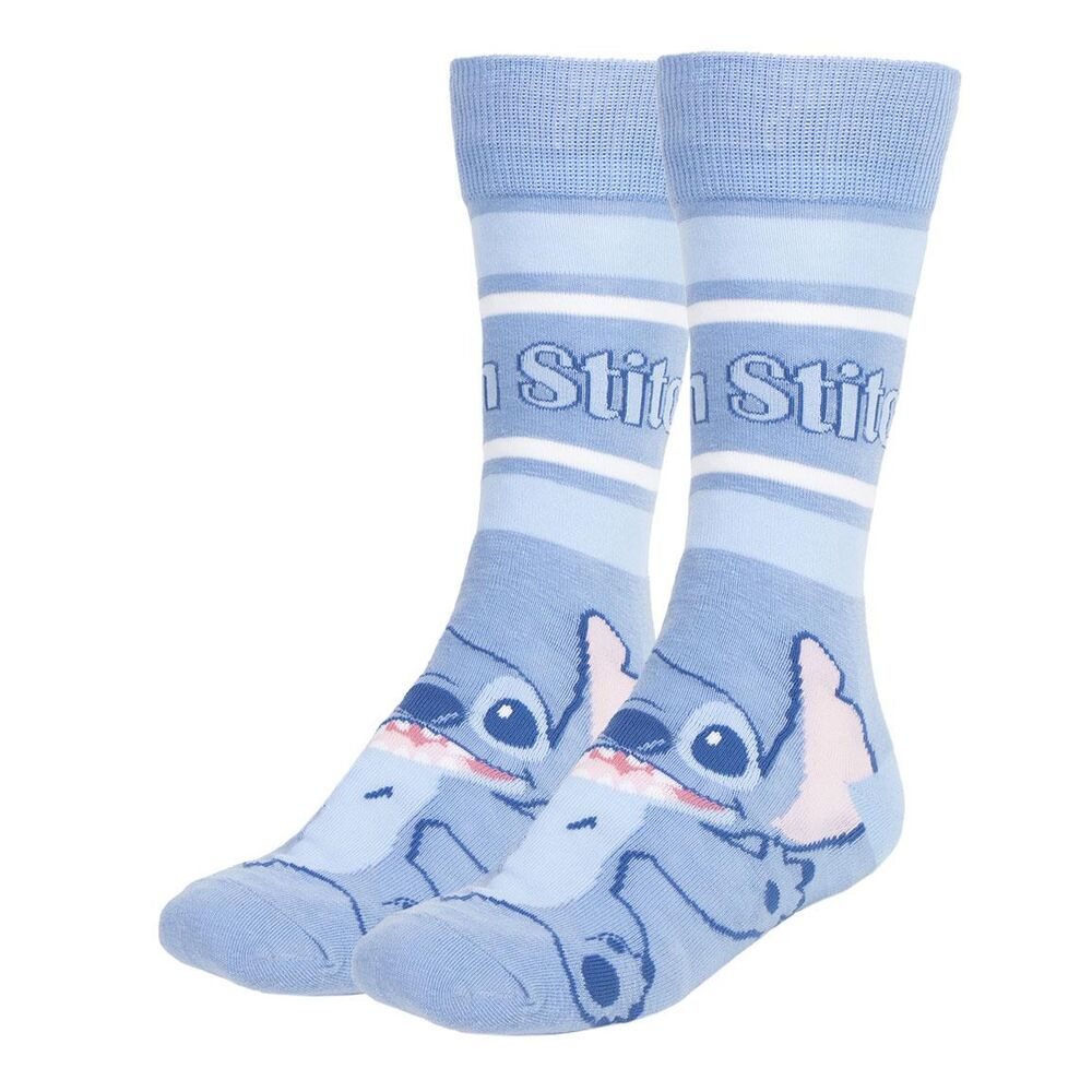 Set de tres pares de calcetines Disney Stitch con estuche decorado - 4