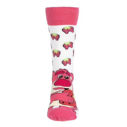 Calcetines de adulto Lotso de Toy Story con estampado de fresas - 2