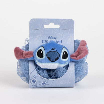 Esponja de ducha 3D azul con rostro de Stitch Disney - 3