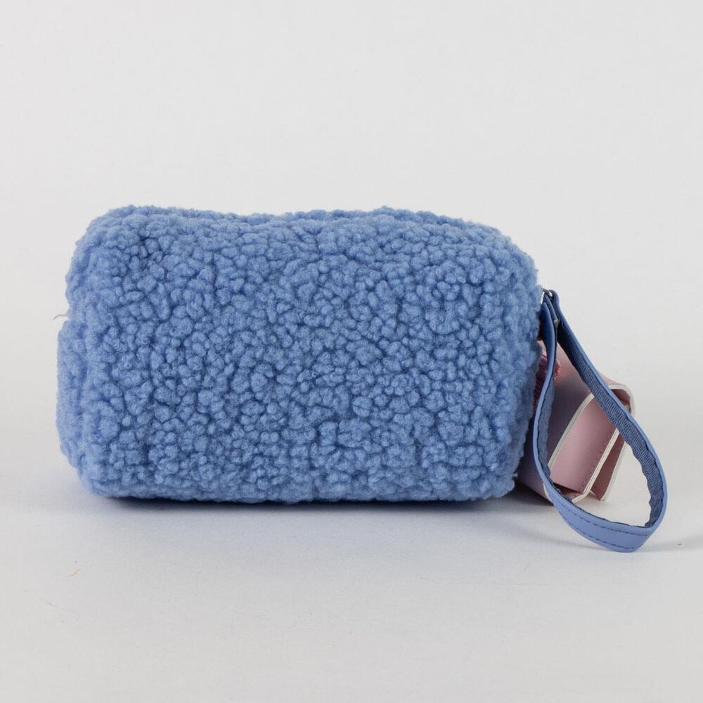 Neceser azul de Stitch Disney con textura suave y asa lateral - 2