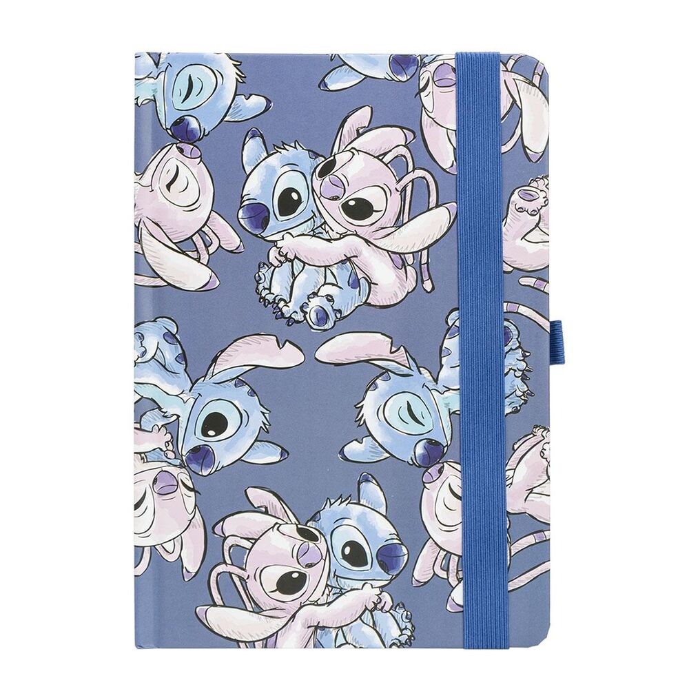 Set de papelería Disney de Stitch y Angel con libreta y bolígrafo - 3