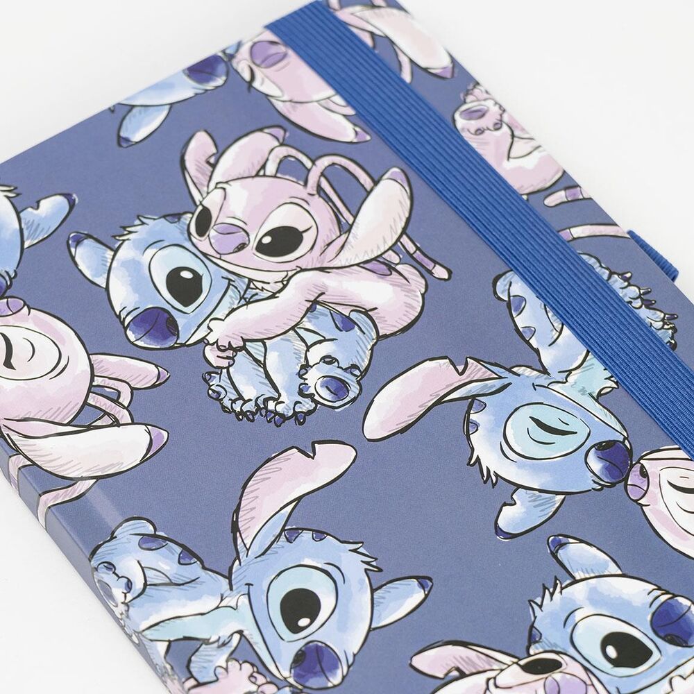Set de papelería Disney de Stitch y Angel con libreta y bolígrafo - 4