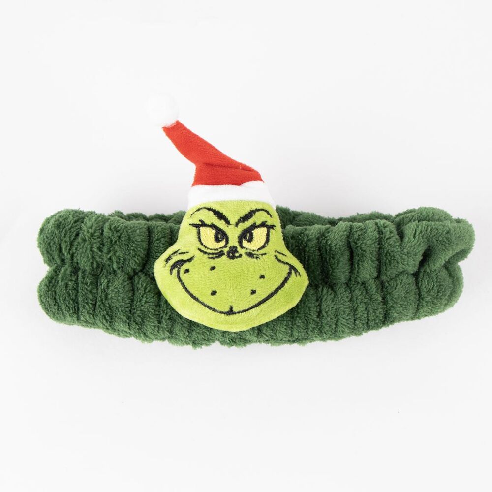 Diadema verde de El Grinch con antifaz de gel extraíble - 3