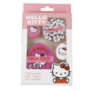Blíster con cuatro esponjas de maquillaje Hello Kitty en rosa y blanco