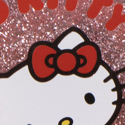 Cepillo desenredante rosa de Hello Kitty con lazo rojo - 2