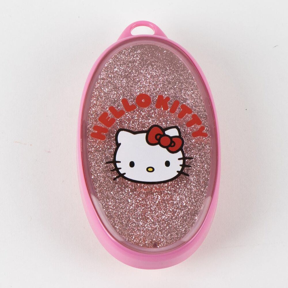 Cepillo desenredante rosa de Hello Kitty con lazo rojo - 3