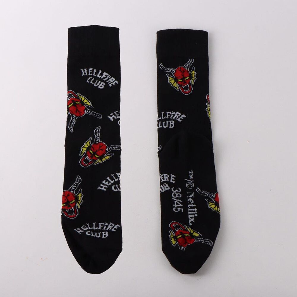 Calcetines negros Hellfire Club de Stranger Things para adulto - 2