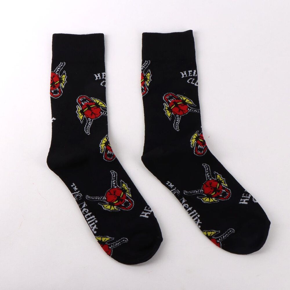 Calcetines negros Hellfire Club de Stranger Things para adulto - 4
