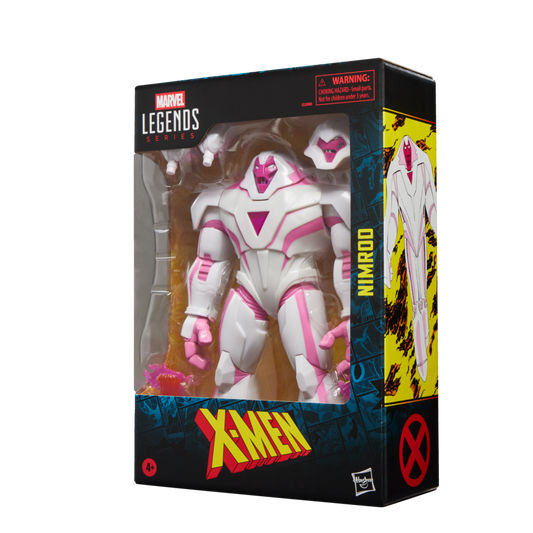 Figura articulada Nimroo de X-Men en blanco y rosa con efectos de combate - 11