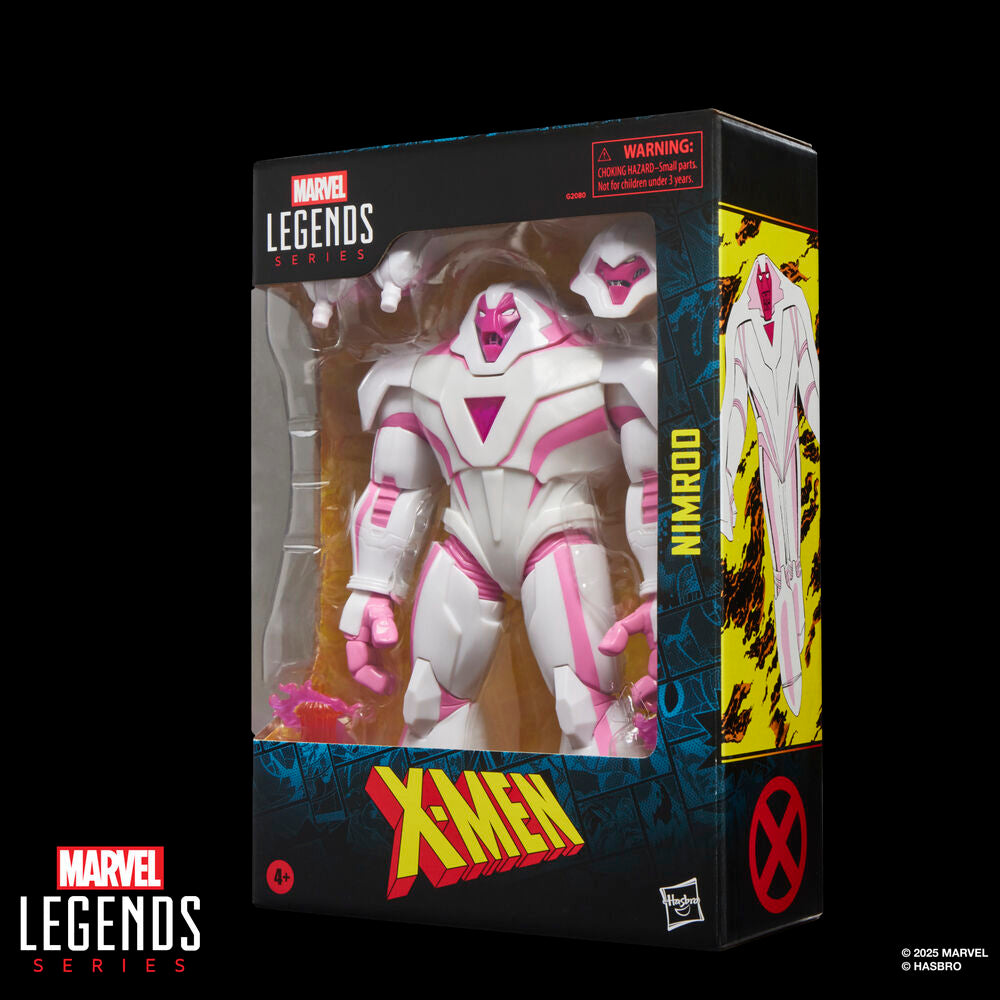 Figura articulada Nimroo de X-Men en blanco y rosa con efectos de combate - 13