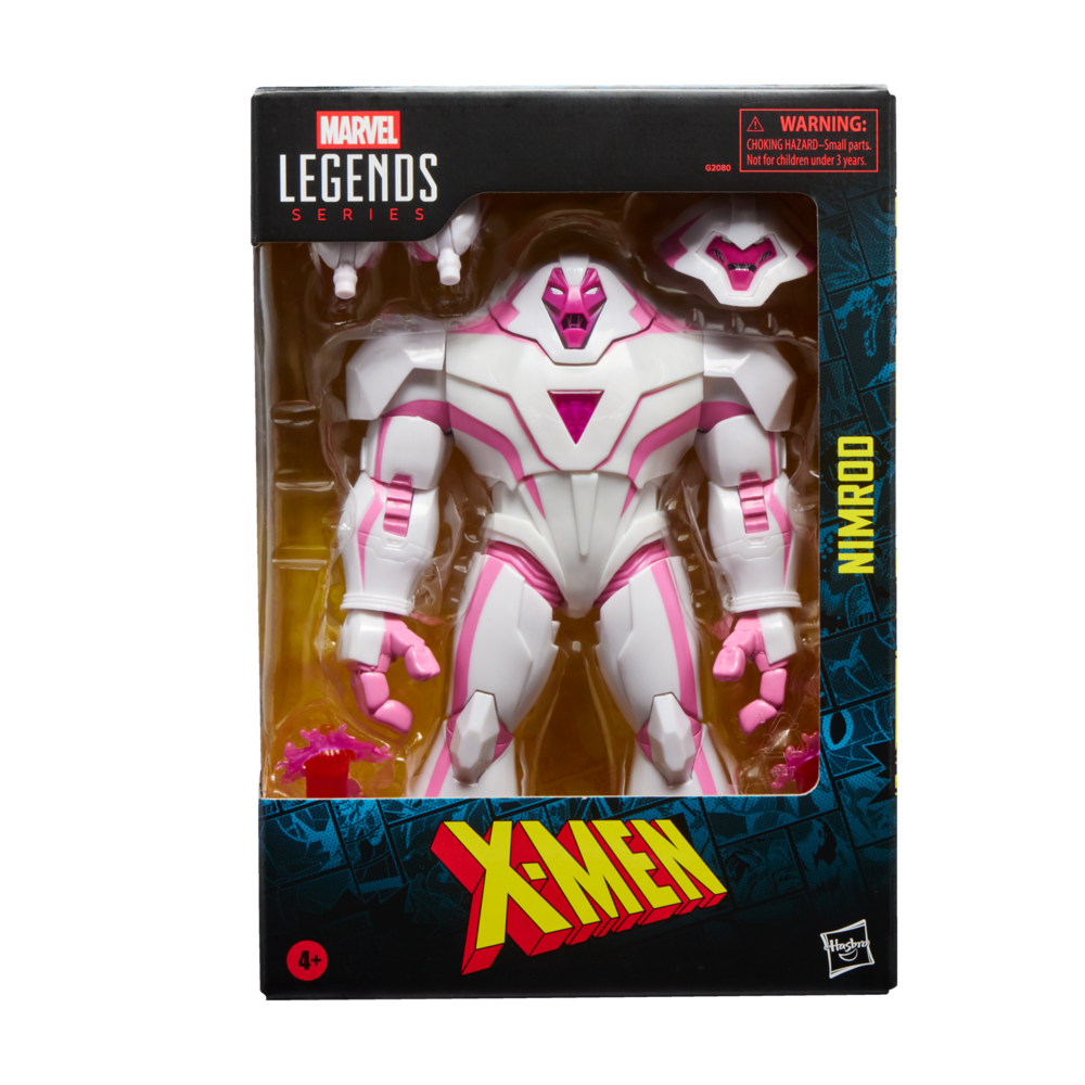 Figura articulada Nimroo de X-Men en blanco y rosa con efectos de combate - 2
