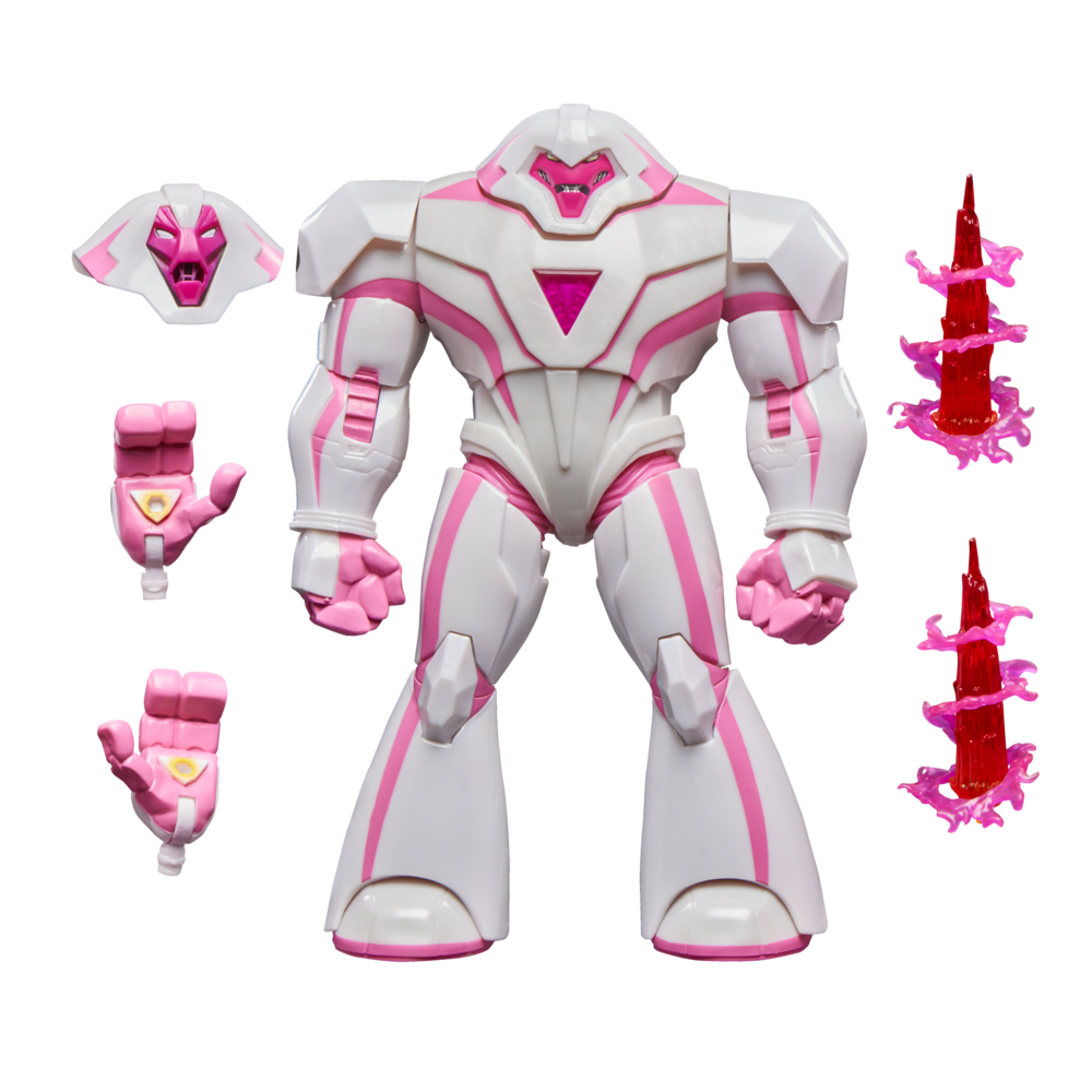 Figura articulada Nimroo de X-Men en blanco y rosa con efectos de combate - 3