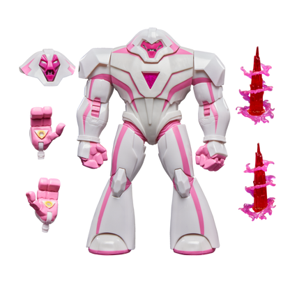 Figura articulada Nimroo de X-Men en blanco y rosa con efectos de combate - 3