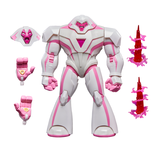 Figura articulada Nimroo de X-Men en blanco y rosa con efectos de combate - 3