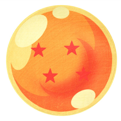 Alfombra redonda de Dragon Ball con diseño de la Bola de 4 Estrellas