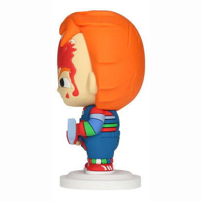 Figura Pokis de Chucky de goma con hacha y base blanca - 2