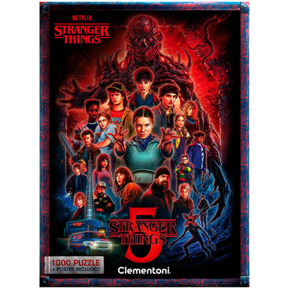 Puzzle Clementoni de Stranger Things 5 de 1000 piezas - 2