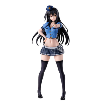 Figura de Yui Kotegawa con uniforme policial azul