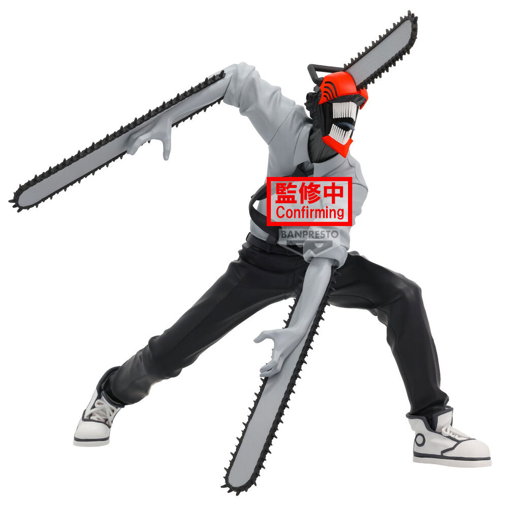 Figura Banpresto de Chainsaw Man Noir Edge con motosierras