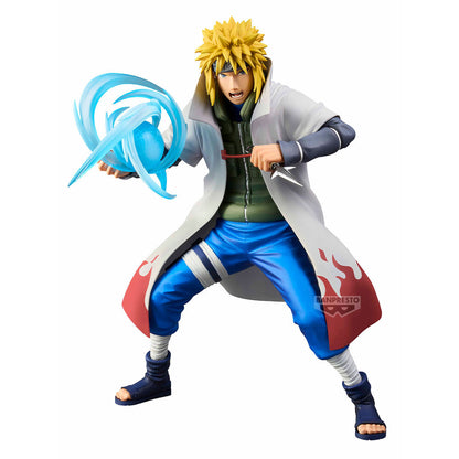 Figura de Minato Namikaze Grandista con efecto de energía azul