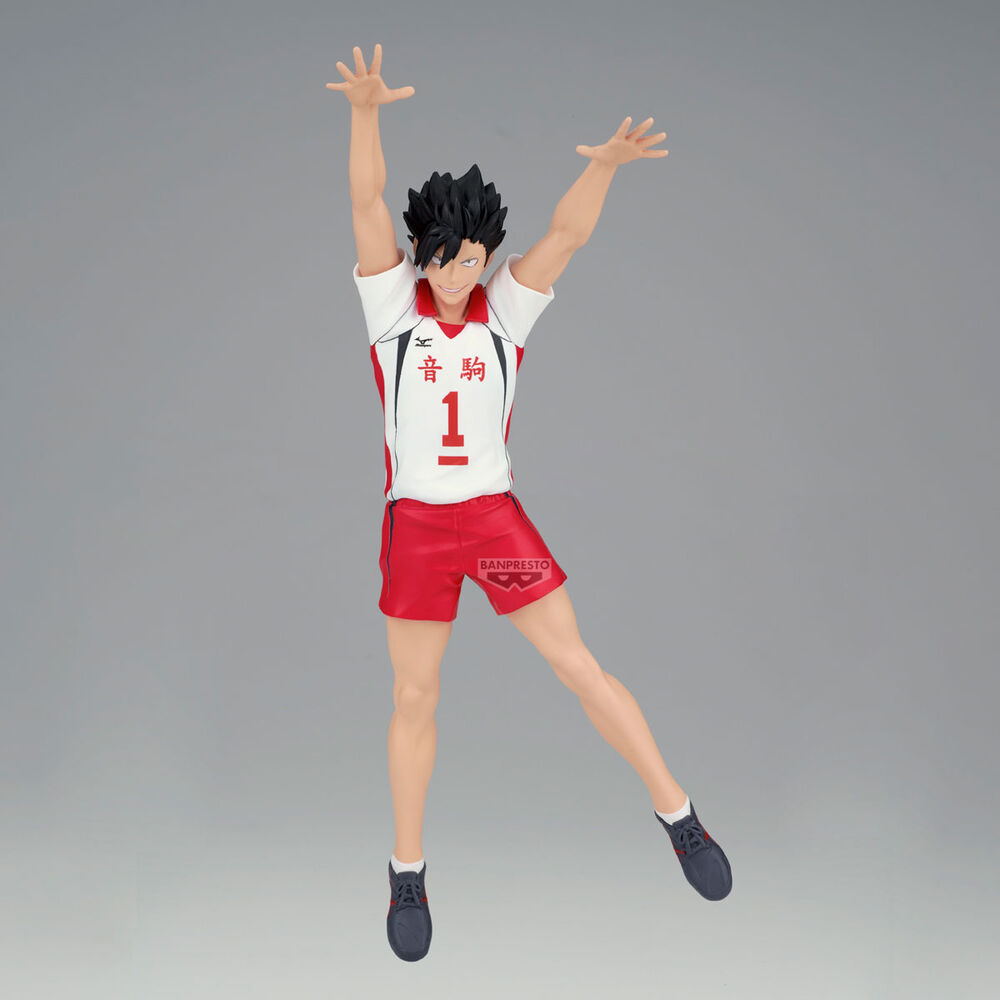 Figura de Tetsuro Kuroo de Haikyu!! con uniforme blanco y rojo - 2
