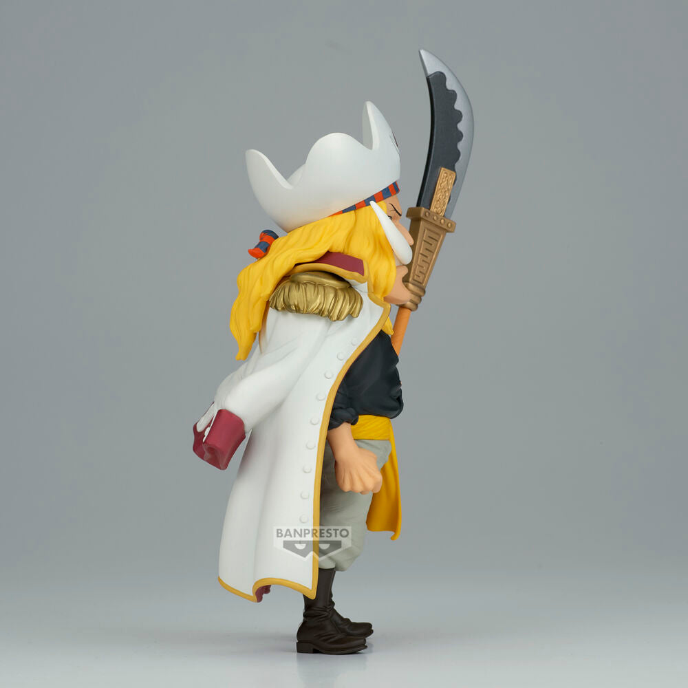 Figura de Edward Newgate de One Piece con capa, sombrero y bisento - 3