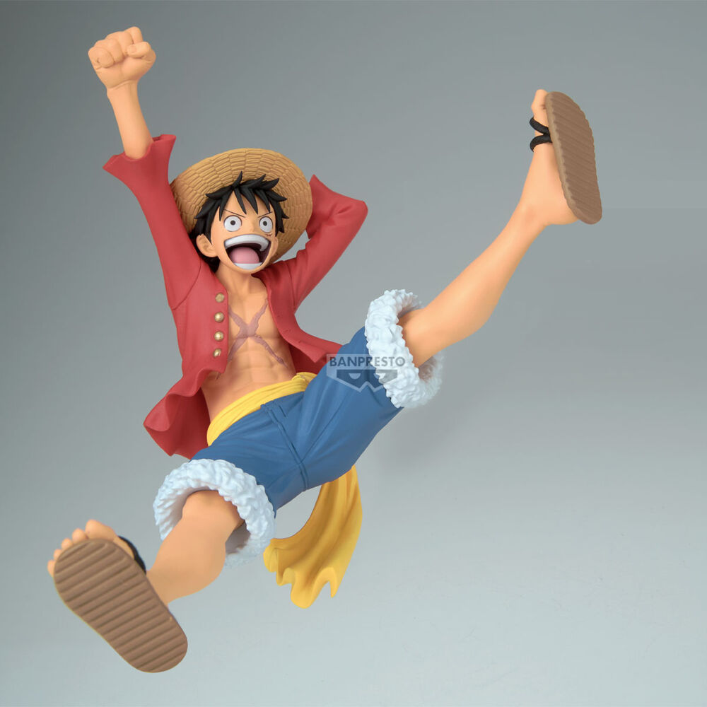 Figura Banpresto de Monkey D. Luffy en pose de acción - 2