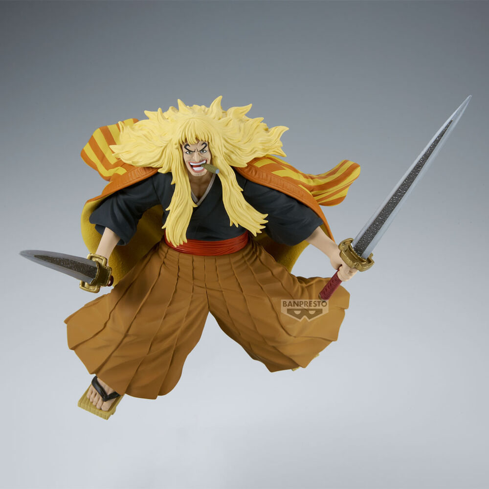 Figura de Shiki El León Dorado de One Piece con dos espadas - 2