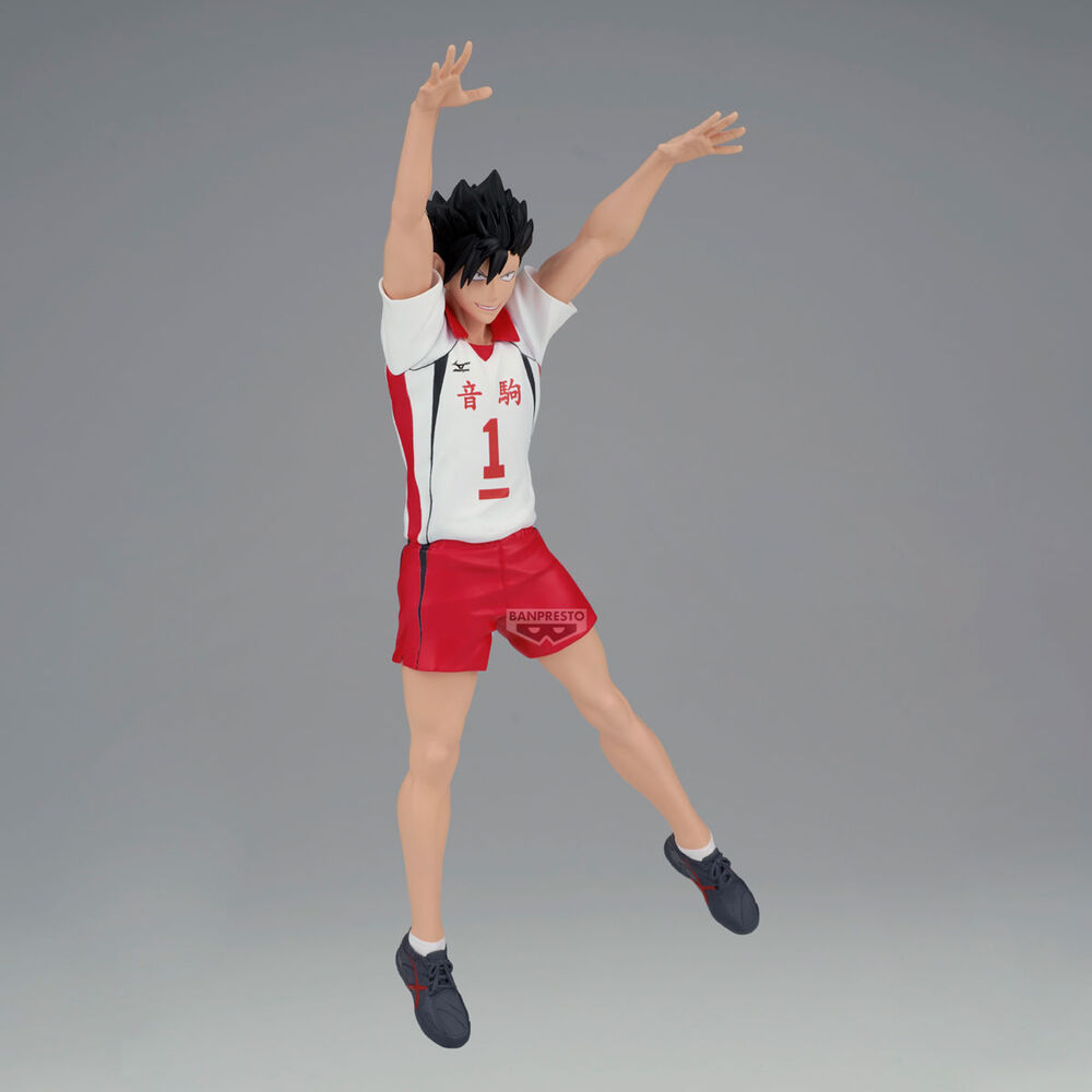 Figura de Tetsuro Kuroo de Haikyu!! con uniforme blanco y rojo - 3