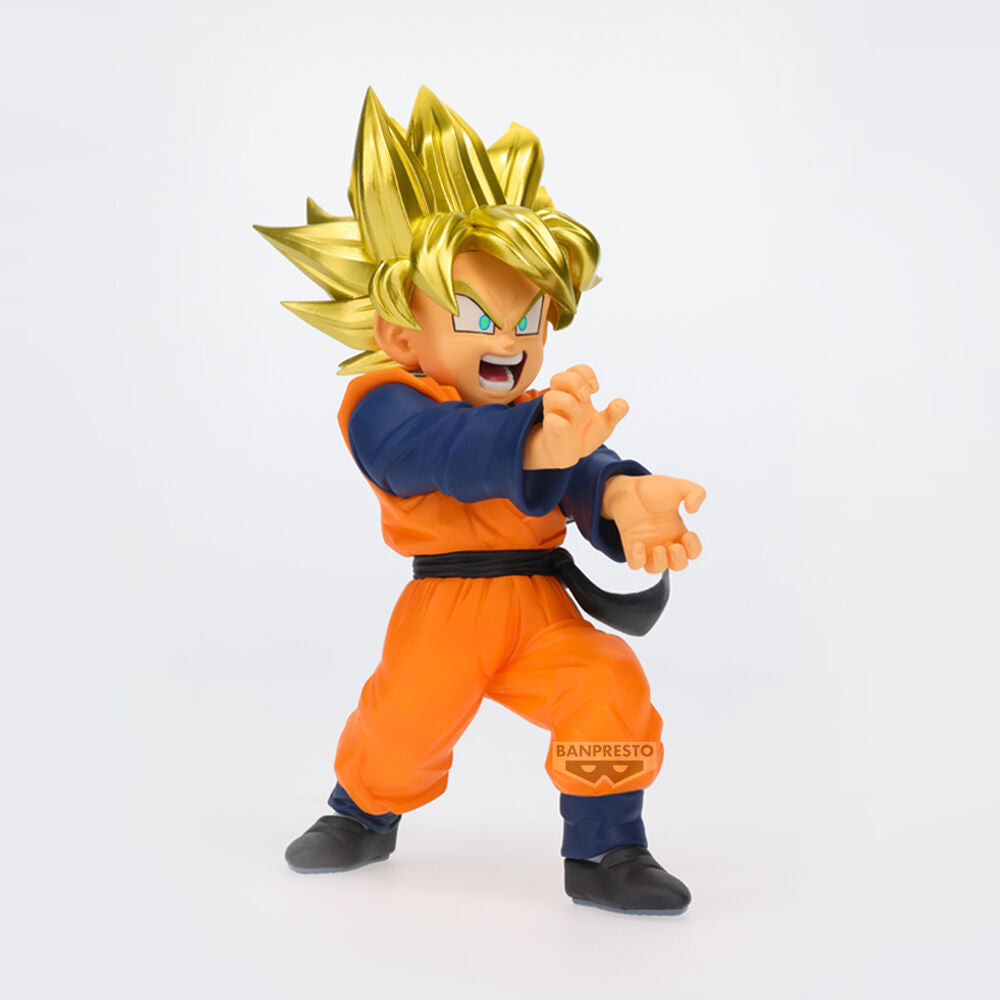 Figura de Son Goten Super Saiyan de Dragon Ball Super en pose de combate - 3