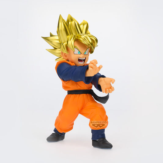 Figura de Son Goten Super Saiyan de Dragon Ball Super en pose de combate - 3