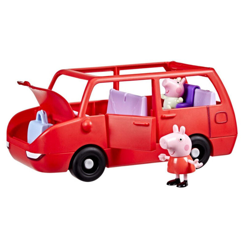 Coche familiar rojo de Peppa Pig con Peppa y Mamá Pig - 2