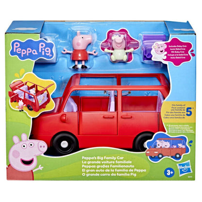 Coche familiar rojo de Peppa Pig con Peppa y Mamá Pig - 4