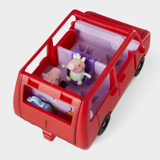 Coche familiar rojo de Peppa Pig con Peppa y Mamá Pig - 5
