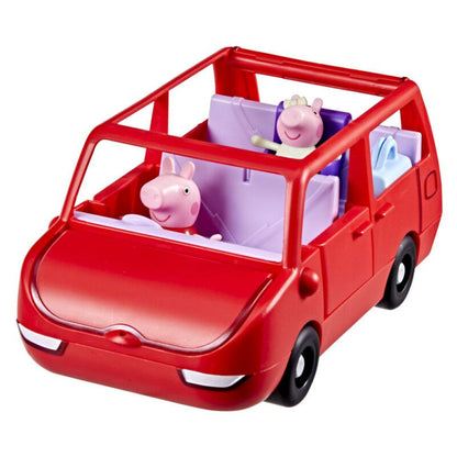 Coche familiar rojo de Peppa Pig con Peppa y Mamá Pig - 3