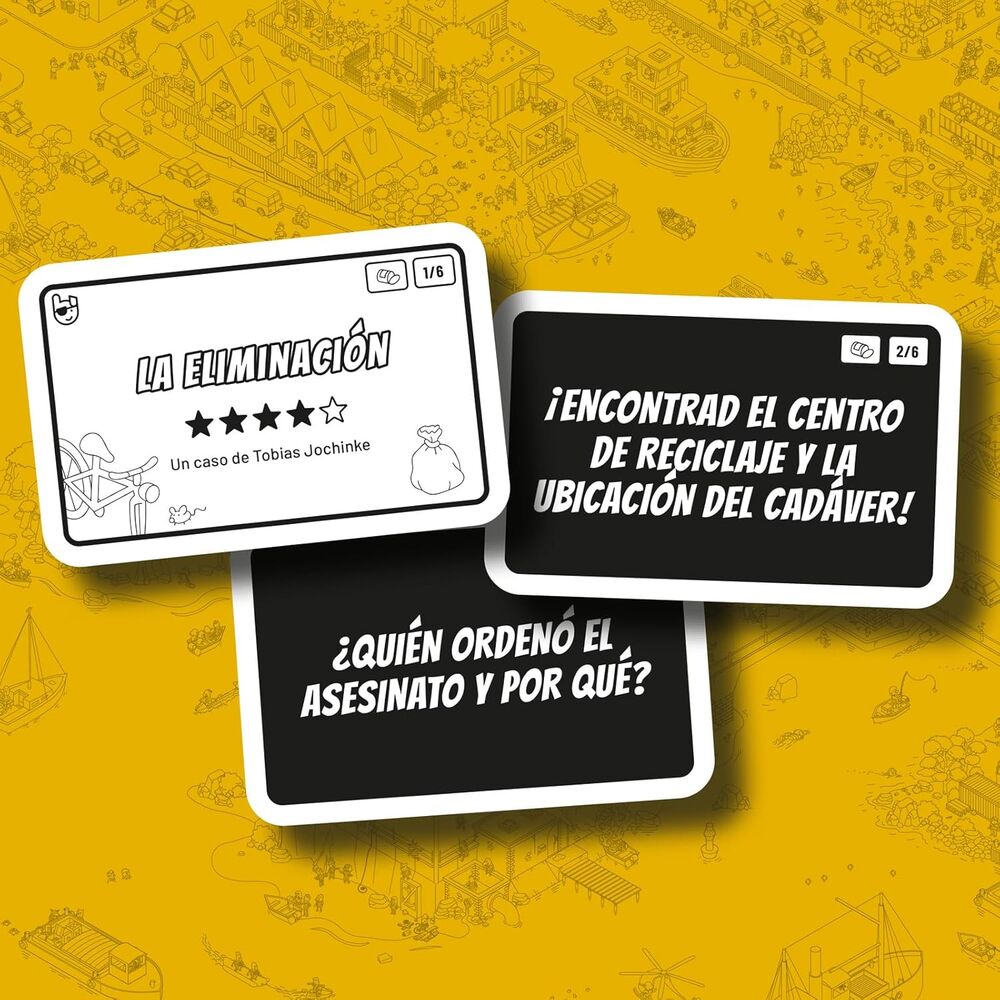 Caja del juego de mesa Micro Macro Crime City Showdown en español - 3