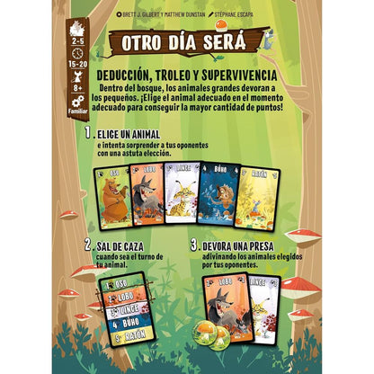 Caja del juego de mesa Otro Día Será de SD Games con animales del bosque - 3