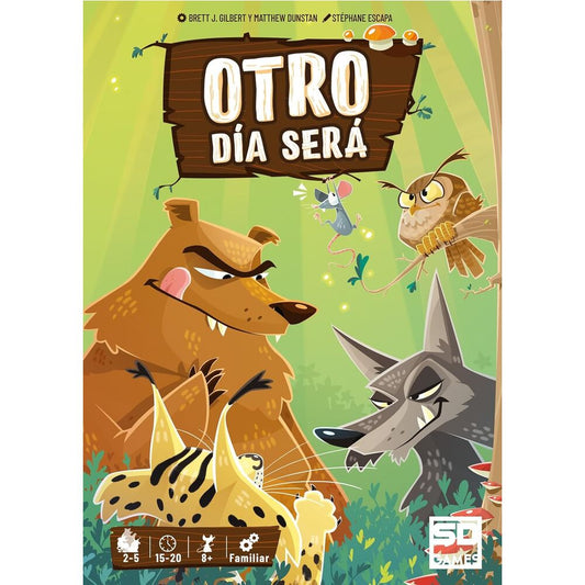 Caja del juego de mesa Otro Día Será de SD Games con animales del bosque - 4
