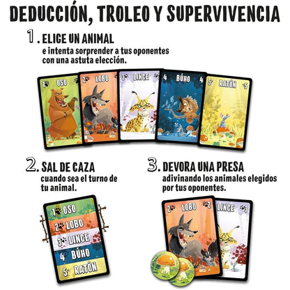 Caja del juego de mesa Otro Día Será de SD Games con animales del bosque - 2