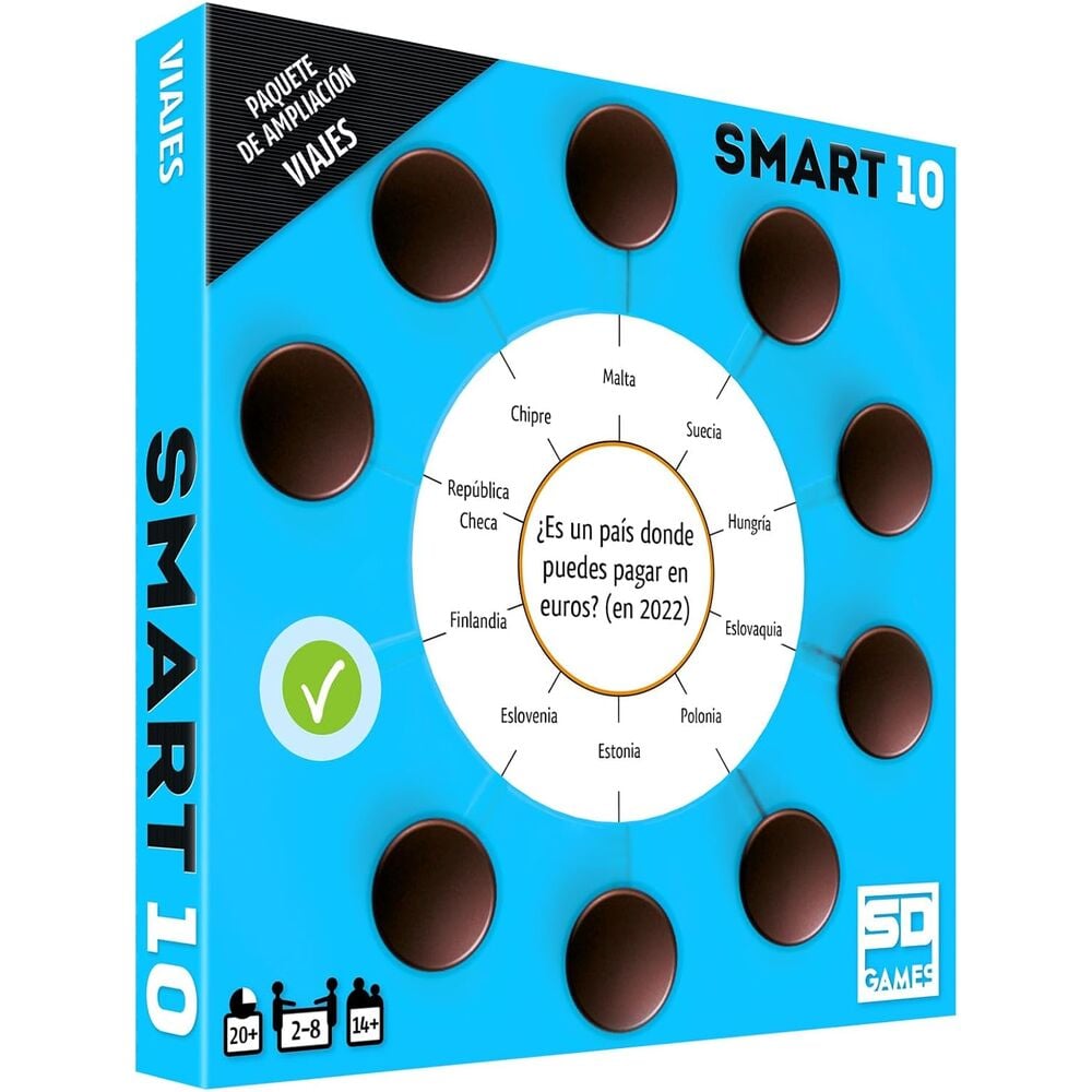 Caja de la expansión Viajes para el juego Smart10